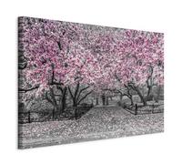 murando Acoustic Canvas Wall Art Trees 90x60 cm / 35" x 24" picture with acoustic foam sound absorption print image Artwork 1 pc room acoustics soundproofing Flowers c-C-0244-b-b