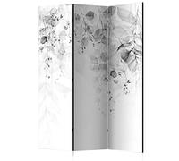 murando Acoustic Room Divider greene Leaf Photo Screen 135x172 cm / 53" x 67" Double-sided Print on Non-woven Canvas Acoustic Foam Partition Wall Spanish Wall Aperture Home Office Nature b-C-0967-z-b