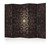 murando Acoustic Room Divider Mandala Abstract Photo Screen 225x172 cm / 88" x 67" Double-sided Print on Non-woven Canvas Acoustic Foam Partition Wall Spanish Wall Aperture Home Office f-C-0131-z-c