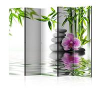 murando Acoustic Room Divider Spa Flowers Orchid Photo Screen 225x172 cm / 88" x 67" Double-sided Print on Non-woven Canvas Acoustic Foam Partition Wall Spanish Wall Aperture Home Office p-B-0034-z-c