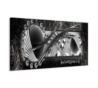 murando Canvas Wall Art 150x50 cm / 59"x20" 1pcs Large Canvas Prints XXL - Art Deco Pictures for Bedroom Walls - Home Decor Wall Pictures for Living Room - Glamour Diamond black a-C-0171-b-a