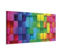 murando Canvas Wall Art 3D effect 120x40 cm / 47"x16" 1 pcs Large Canvas Prints XXL - Art Deco Pictures for Bedroom Walls - Home Decor Wall Pictures for Living Room - Dice colourful f-A-0350-b-a