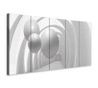 murando Canvas Wall Art 3D effect 225x90 cm/ 90"x35" 5 pcs Large Canvas Prints XXL - Art Deco Pictures for Bedroom Walls - Home Decor Wall Pictures for Living Room Sphere a-B-0034-b-m