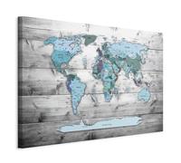 murando Canvas Wall Art 90x60 cm / 36"x24" 1 pcs Large Canvas Prints XXL - Art Deco Pictures for Bedroom Walls - Home Decor Wall Pictures for Living Room world map wood k-B-0009-b-d