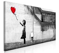 murando - Canvas Wall Art Banksy 120x40 cm - 1 piece Non-woven Large Canvas Prints XXL - Art Deco Pictures for Bedroom Walls- Home Decor Wall Pictures for Living Room - There Always Hope d-B-0292-b-b