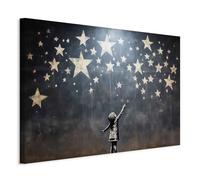 murando Canvas Wall Art Banksy 120x80 cm / 48"x32" 1 pc Large Canvas Prints XXL Art Deco Pictures for Bedroom Walls Home Decor Wall Pictures Girl against the background of shooting stars h-H-10032-b-a