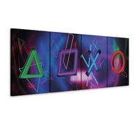 murando Canvas Wall Art For gamers 160x60 cm / 63"x24" 4 pcs Large Canvas Prints XXL - Art Deco Pictures for Bedroom Walls - Home Decor Wall Pictures for Living Room Gaming Play 3D effect i-A-0193-b-i