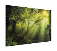 murando Canvas Wall Art Forest 120x80 cm / 48"x32" 1 pcs | Large Canvas Prints XXL, Art Deco Pictures for Bedroom Home Decor Wall Pictures for Living Room Forest Landscape green Tree