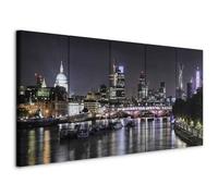 murando Canvas Wall Art London 150x60 cm / 59”x24” 5 pcs