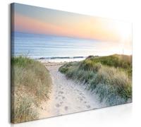 murando Canvas Wall Art Mega XXXL Beach Sea Canvas print 200x100 cm / 78.7” x 39.3” Unique Prints Self-assembly Home Decor Big Picture Photo Painting Image DIY Landscape c-A-0049-ak-g