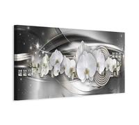 murando Canvas Wall Art Orchid 150x50 cm / 59"x20" 1pcs Large Canvas Prints XXL Art Deco Pictures for Bedroom Walls Home Decor Wall Pictures for Living Room Flowers Zen Ornament Diamond a-C-0172-b-a