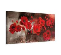 murando Canvas Wall Art Poppies 90x30 cm / 35"x12" 1pcs Large Canvas Prints XXL Art Deco Pictures for Bedroom Walls Home Decor Wall Pictures Nature Flower Plants like painted red b-A-0796-b-a