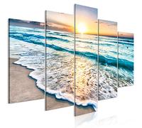 murando Canvas Wall Art Sea and Beach 150x75 cm / 59"x30" 5 pcs. Non-woven Canvas Prints Image Framed Artwork Painting Picture Photo Home Decoration Landscape Nature c-B-0552-b-m