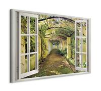 murando Canvas Wall Art Window 90x60 cm / 36"x24" 1 pcs Large Canvas Prints XXL - Art Deco Pictures for Bedroom Walls - Home Decor Wall Pictures for Living Room window Pergola c-C-0089-b-a