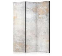 murando Decorative Room Divider Abstraction 135x172 cm / 54"x68" Single-Sided Folding Screen 3 Panels Room Partition Non-Woven Canvas Print Opaque Photo - nature gray vintage f-A-10098-z-b