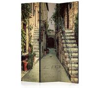 murando Decorative Room Divider Alley Town Mediterranean