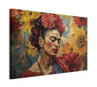 murando Hand-Textured Canvas Wall Art Frida Kahlo 120x80 cm 1 piece