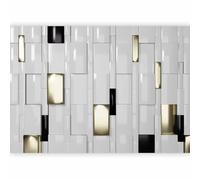murando Photo Wallpaper 3D Effect 392 x 280 cm / 154.3" x 110.2" Peel and Stick Self-Adhesive Foil Print Wall Mural Wall Abstract Geometric Illusion n-A-1396-a-a