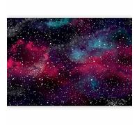 murando Photo Wallpaper Galaxy 343x256 cm / 135"x97" Peel and Stick Self-Adhesive Foil Print Wall Mural Galaxy Universe Cosmos Milky Way Stars a-A-10326-a-a
