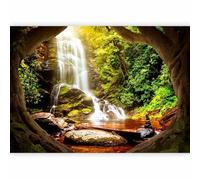 murando Photo Wallpaper Waterfall 245x175 cm Peel and Stick Self-Adhesive Foil Print Wall Mural Landscape Nature Forest c-C-0450-a-a