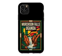 Murchison Falls Uganda Flag Nile Waterfall Retro Art Case for iPhone 11 Pro Max