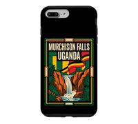 Murchison Falls Uganda Flag Nile Waterfall Retro Art Case for iPhone 7 Plus/8 Plus
