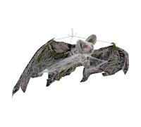 Murciélagos Voladores Grandes Decoración Terror | Suministros para Fiestas Y De Jardín Con Telaraña para Casa Encantada,Decoración De Murciélagos 3D para Halloween, Porche Y Puerta
