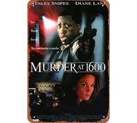 Murder At 1600 movie Posters 8 x 12 Inches - Vintage Metal Tin Sign for Home Bar Pub Garage Decor Gifts