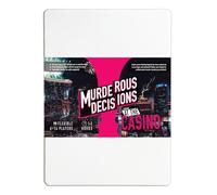 Murder at The Casino Murder Mystery Dinner Party Game, 6-14 Player