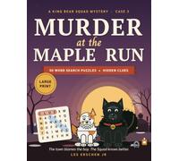 Murder at the Maple Run: A Large Print Cozy Spring Murder Mystery Word Search Puzzle Book for Adults with 50 Puzzles and Hidden Clues