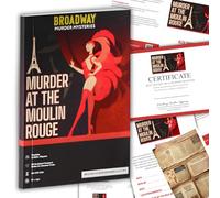 Murder at The Paris Cabaret | Glamorous 1920s Paris Themed Murder Mystery Game Kit | Party Game for Adults and Teens | Flexible 4-20+ Players