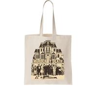 Murder by Death Canvas Tote Bag - Reusable Cotton Shopping Bag, Natural