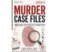 Murder Case Files: 100 Crime Scene Word Search Puzzles for Detectives, Mystery Fans, and Clue Seekers