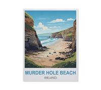 Murder Hole Beach Ireland，Jigsaw Puzzles Puzzles for Adults Kids. 1000 Piece Impossible Challenge Toy Educational Game Home Decoration for Adults& Kids Age 14 Years Up 1000pcs（50x70cm）-S74