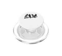 Murder In Progress Black Crow Raven Dark Humor Gothic Bird PopSockets PopGrip for MagSafe