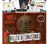 Murder Mission Mystery Game - Detective Killer Case Files - Date Night, Party Groups - Unsolved Cryptic Games - Killer At Christmas