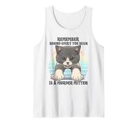 Murder Mittens Funny Cat Kitten Toe Beans Paws Claws Retro Tank Top