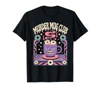 Murder Mug Club Abstract Retro Smores Hot Chocolate T-Shirt