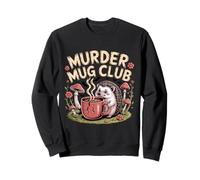 Murder Mug Club Funny Hot Cocoa Hedgehog Sweatshirt