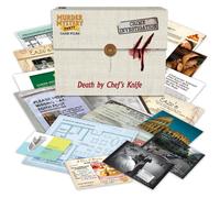 Murder Mystery Case Death by Chef's Knife Murder Dinner Party Detective Game