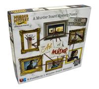Murder Mystery Case Files The Art of Murder Puzzle Party Board Game