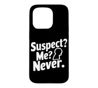 Murder Mystery Dinner Outfit Party Detective Mystery Case for iPhone 15 Pro