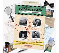 Murder Mystery Game - Cold Case Detective Kit & Crime Investigation - Solve Murder at a Luxury Gilded Age Manor - Immersive Evidence Pack with Online Clues - Game Night & Gift by Trench & Trilby