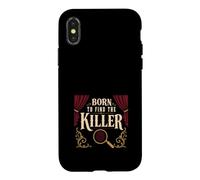 Murder Mystery Game Night Detective Party Gift Case for iPhone X/XS