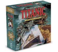 Murder Mystery Jigsaw Puzzle Titanic/ Sherlock / Hitchcock 1000 Piece with Book
