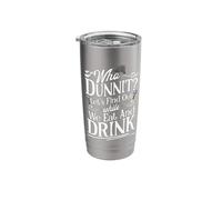 Murder Mystery Party Crime Solving Kit Murder Mystery Dinner Stainless Steel Insulated Tumbler