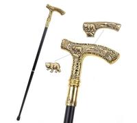 Murder Mystery Walking Cane, Luxury Men Womens Walking Stick, Removable Anti Slip Scepter Cospaly Vintage Party 90cm(Style3)