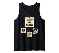 Murder Mystery Whodunit Party Detective Costume Suspect Game Tank Top
