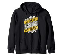 Murder Mystery Whodunit Party Detective Costume Suspect Game Zip Hoodie