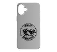 Murder, Nevermore! Crows Funny Raven Literature - TFS Case for iPhone 16 Plus